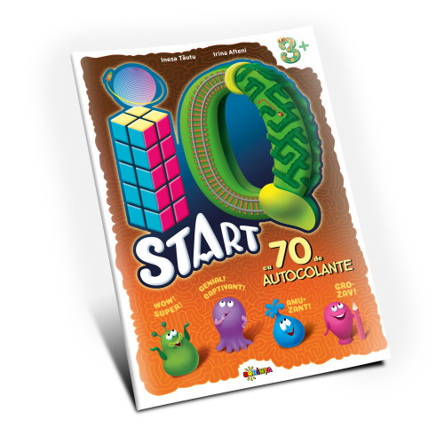 Marea carte. IQ start 3+ (70 autocolante)