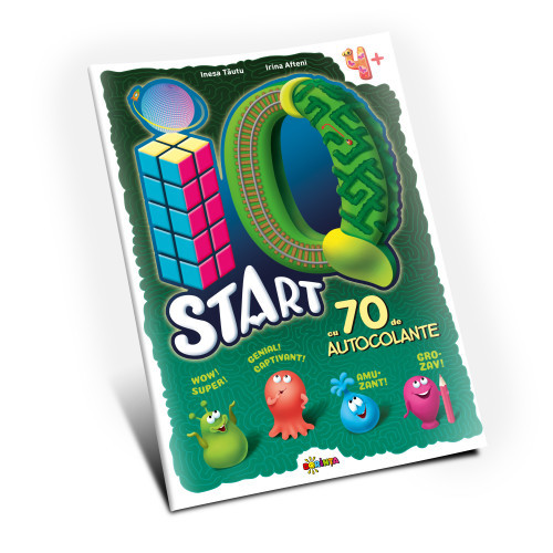 Marea carte. IQ start 4+ (70 autocolante)