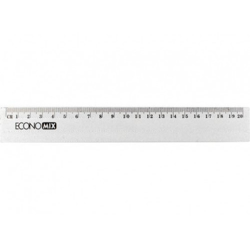 Riglă plastic 20 cm