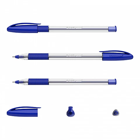 Pix pe ulei ErichKrause® U-109 Classic Stick&Grip, Ultra Glide Technology, albastru