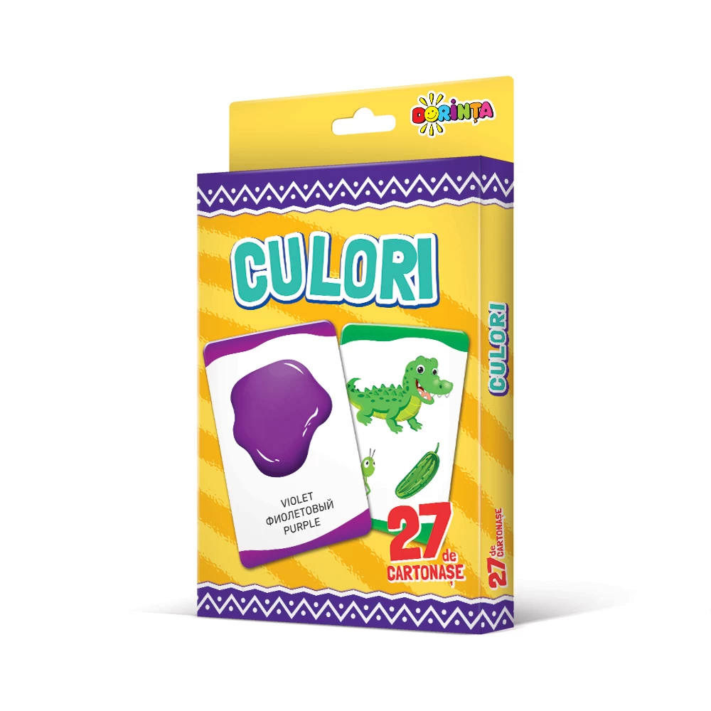 27 de cartonașe. Culori