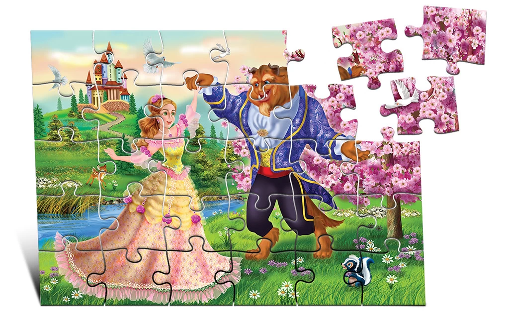 Puzzle Frumoasa și Bestia 30ps.
