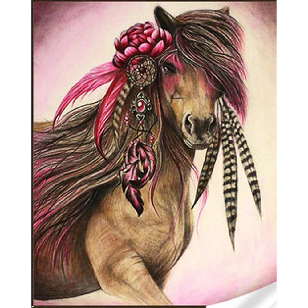 Mozaica cu Diamante 30x40 cm "Cal Fantastic"