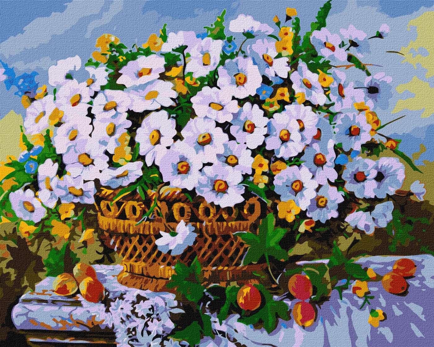 Tablou pe numere "Flori de vara" 40x50 cm KHO3118