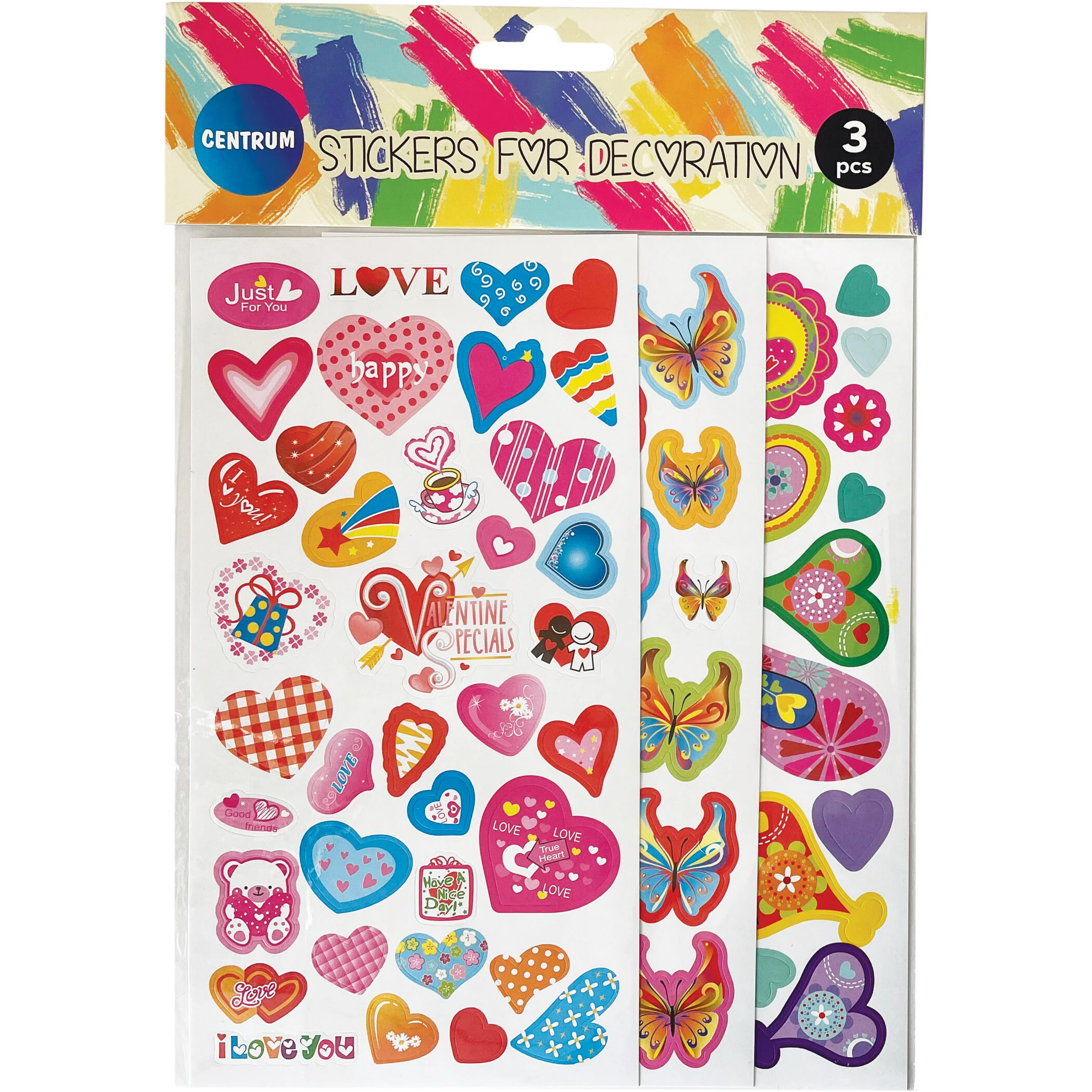 Abtibilduri decorative LOVE 190x100mm