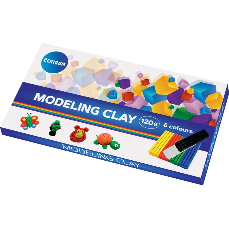 Plastilină 6 cul.120gr.