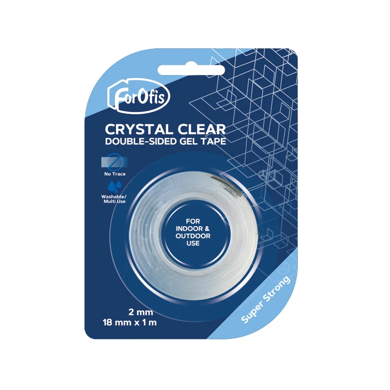 Bandă adezivă dublă cu gel 18mm x 2m