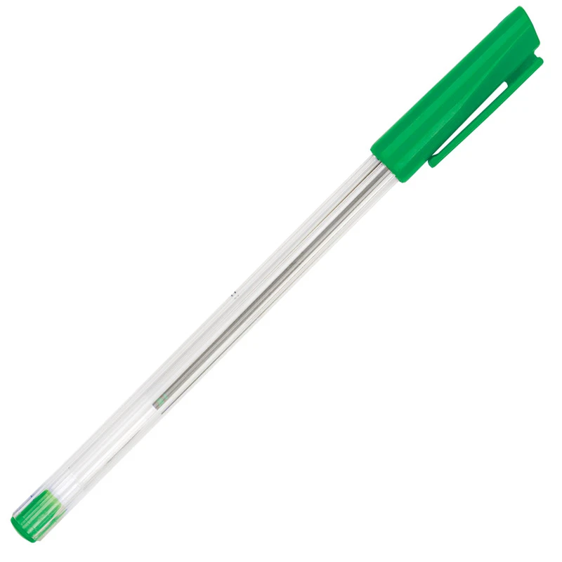 Pix cu bilă PICK verde 1.0mm