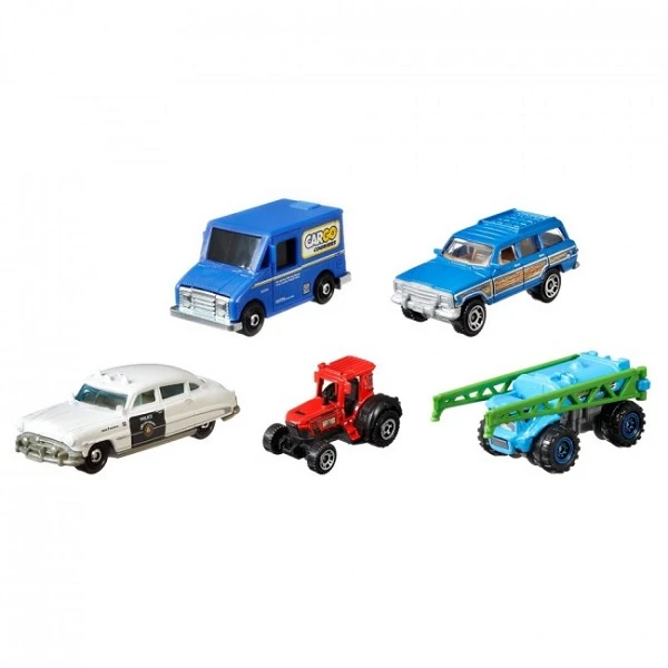 Set 5 masini de baza Matchbox (Hot Wheels)