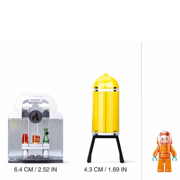 Set de construcție ”Exerciții de incendiu”, 130 elem.