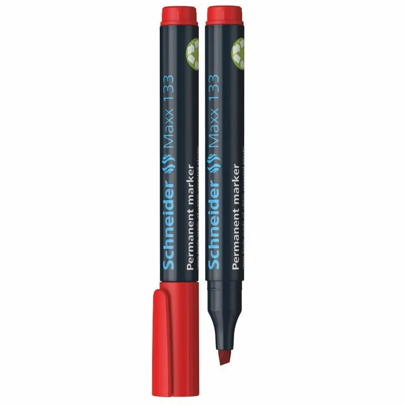 Marker rosu Permanent varf tesit