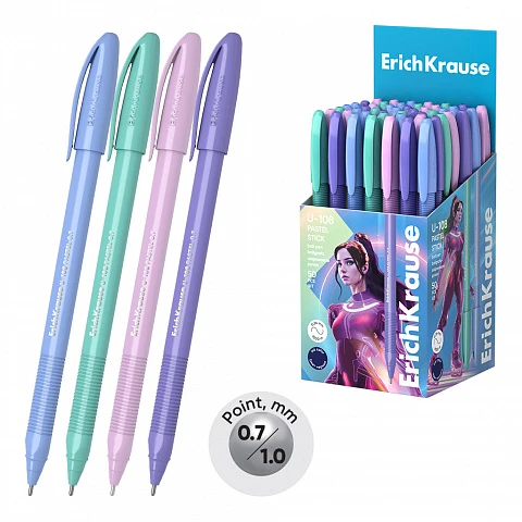 Pix pe ulei ErichKrause U-108 Stick Pastel 0.7, albastru