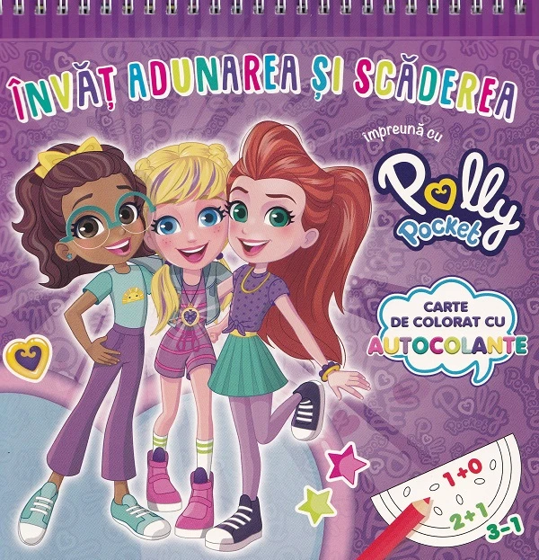 Invat adunarea si scaderea impreuna cu Polly