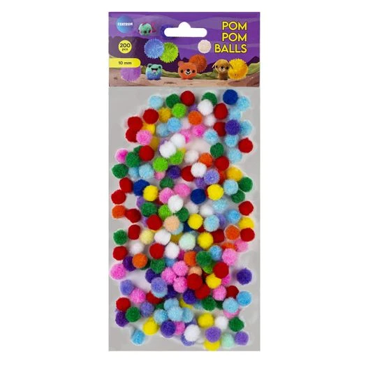 Pompoane diam.10mm,set 200buc