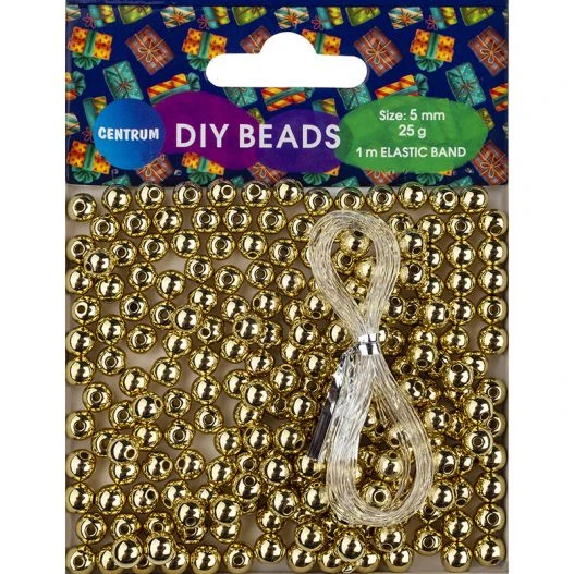 Set de creatie mergele "Gold" d.5mm 25g (12) / Centrum