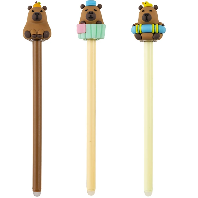 Pix gel cu radiera albastru 0,5mm CAPYBARA(36) / Centrum