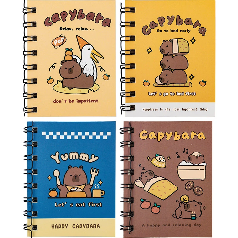 Carnet cu spira 64 foi ,8*10,5 cm CAPYBARA (12) / Centrum