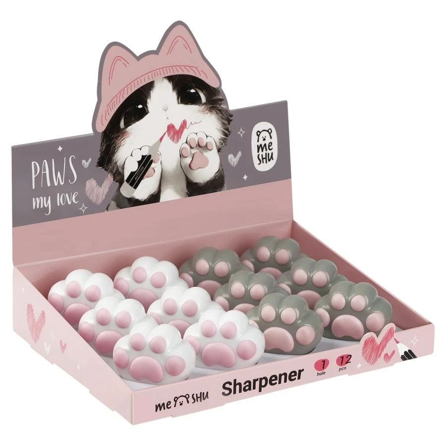 Ascutitoare plastic (12) "Little Paw", MESHU
