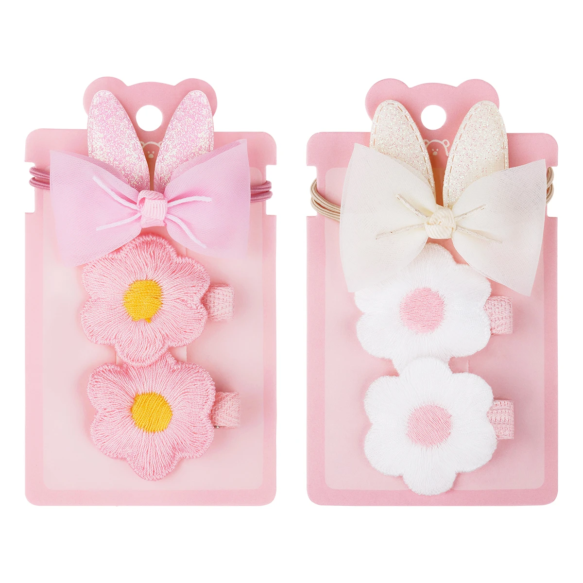 Set de accesorii pentru par , elastic 1 buc.+agrafe 2 buc. MESHU