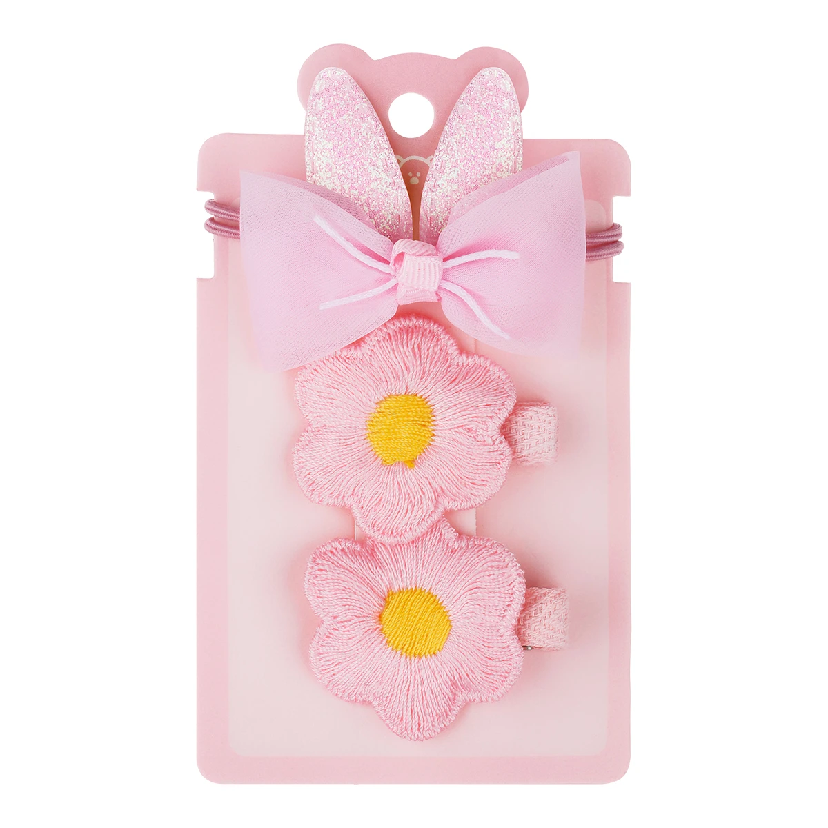 Set de accesorii pentru par , elastic 1 buc.+agrafe 2 buc. MESHU