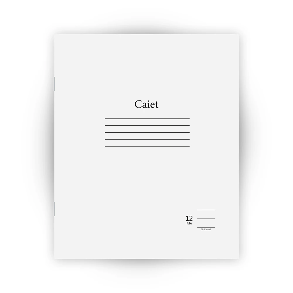 Caiet 12 foi linii mari (Dorinta)