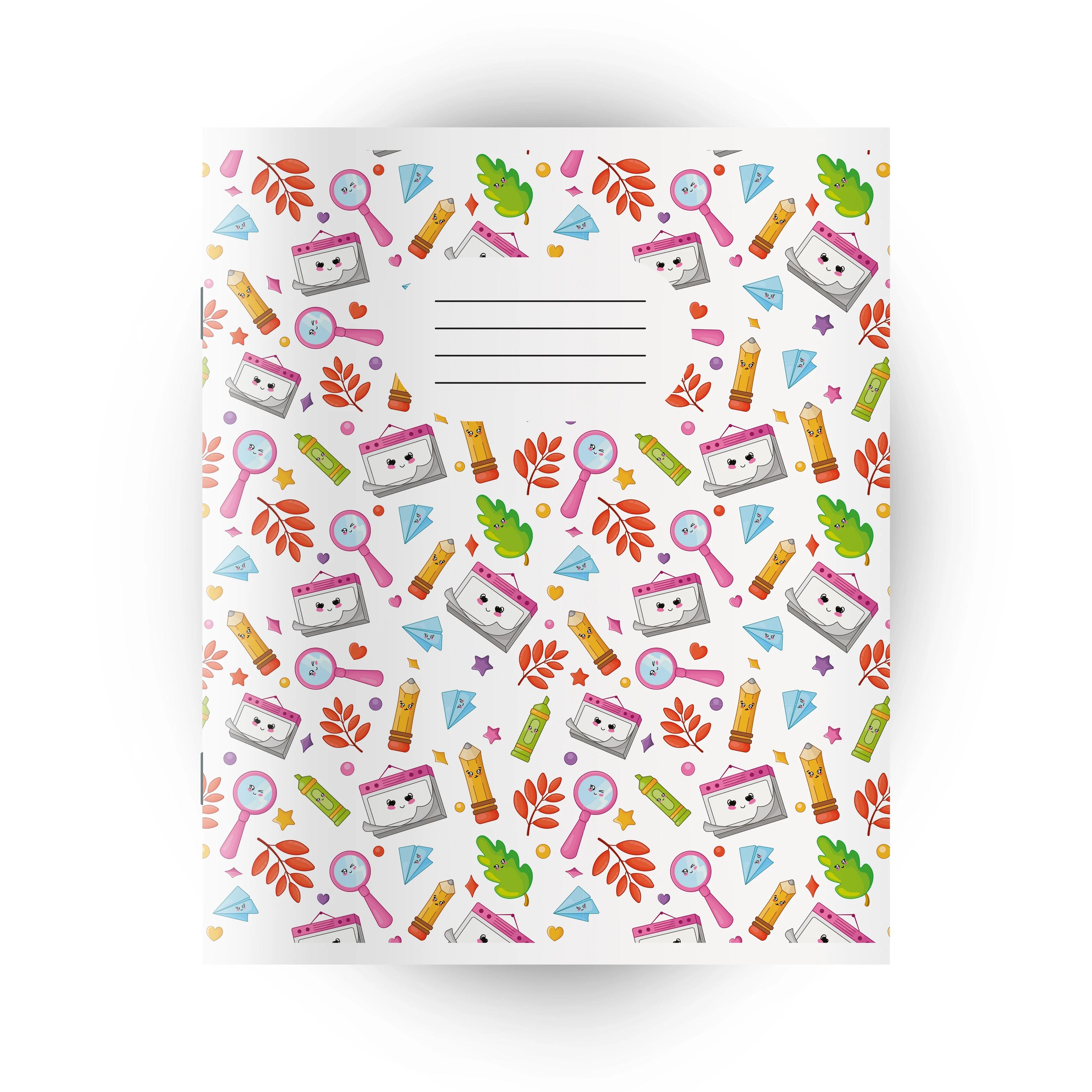 Caiet 12 foi linie mica punctata cartonat (Dorinta)