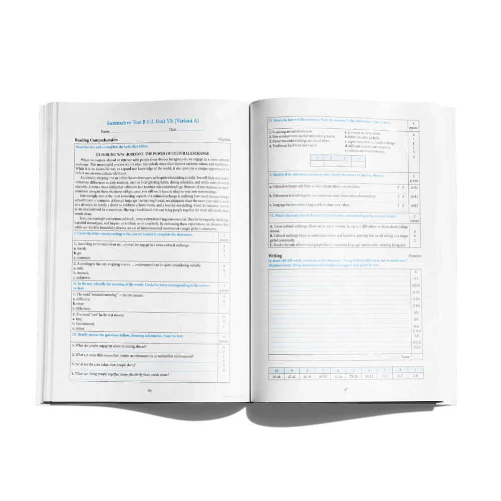 English Tests. Level B1.2 (cl.11)