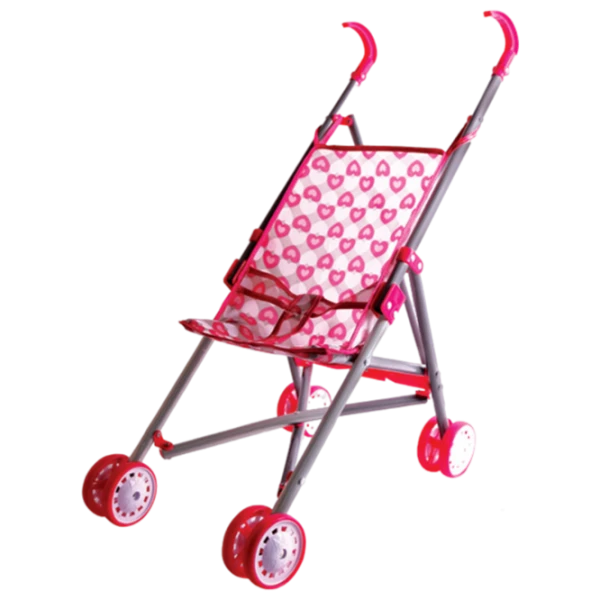 Jucarie carucior din metal pentru papusi 68813