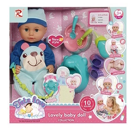 Jucarie papusa cu muz.in set cu accesorii  (51488)