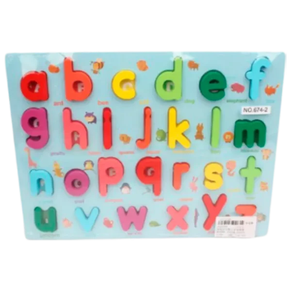 Jucarie puzzle din lemn