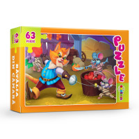 Puzzle 63ps. Bătălia din cămară