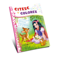 Citesc și colorez (pe silabe). Albă ca Zăpada