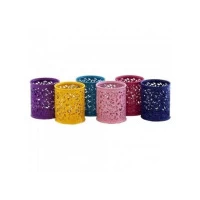 Pahar p/u pixuri metal cilindric ornament (color/8*9.7cm)