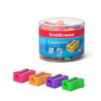Ascuțitoare plastic ErichKrause Unity, Neon, assorted