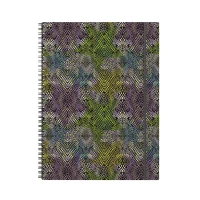 Carnet cu spira ErichKrause® Purple Python, А4, 80 file,mate, cu elastic 49791