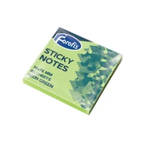 Foi pentru notite 76x76mm 80foi. (neon verde)