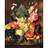 Tablouri pe numere "Cos cu fructe" 40x50 cm KHO5663