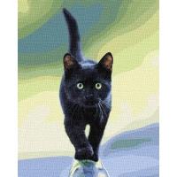 Tablou pe numere "Gratia felinelor" 40x50 cm KHO4206