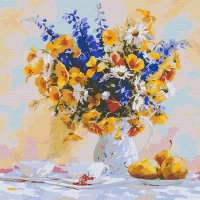 Tablou pe numere "Iulie" 50x50 cm KHO3134