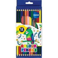 Creioane colorate 12 cul.ZOO