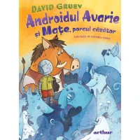Androidul avarie si Mate, porcul cazator