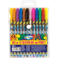 Pix gel 1mm GLITTER set 12 cul