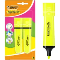 Marker evidentiator Fluo /varf oblic 5.0 mm/set 2 buc.galben