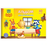 Album pentru desen 40 foi A4 spira 100 gr/m2 "Raton"