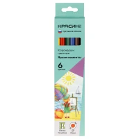 Creione colorate 6 cul. hexagonale, KRASIN