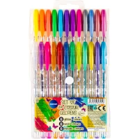 Pix gel 1mm METALLIC/GLITTER/NEON set 24 cul.