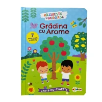 Carte cu clapete. Grădina cu Arome (7 mirosuri diferite)