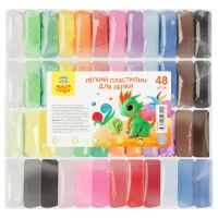 Plastilina usoara 48 cul. MULTI PULTI