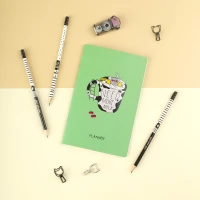 Agenda nedatata, 135*210mm, 32file,laminare mata, lac selectiv,"Milk pool", MESHU