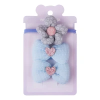 Set de accesorii pentru par , elastic 1 buc.+agrafe 2 buc.